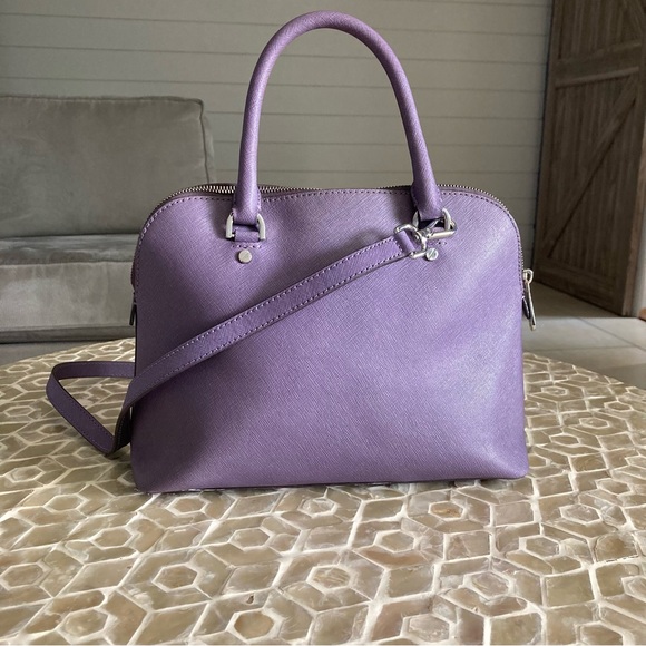 Michael Kors Cindy Satchel in lilac - Picture 3 of 14